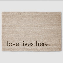 Amor Vive Aqui Namorados Mínimo Moderno Exterior