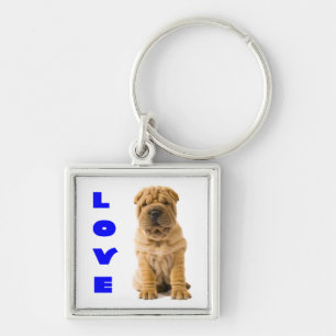 Amoroso Porta-Chaves de Cachorro Puppy Chinês Shar