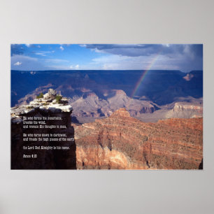 Amos 4:13. Impressão poster