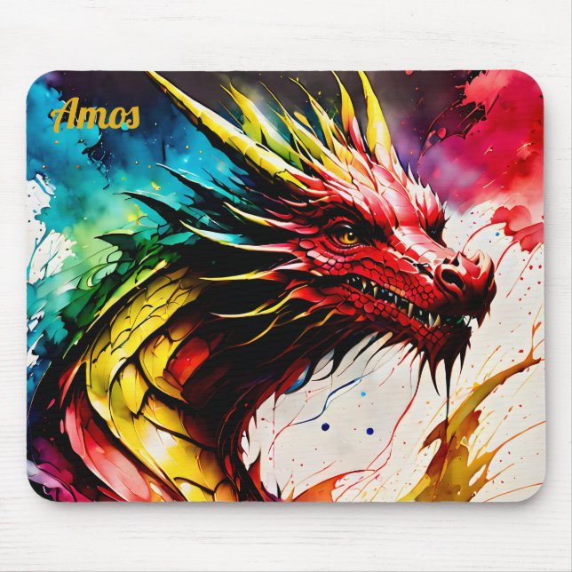 AMOS ~ Zany Dragon ~ Mousepad (Frente)