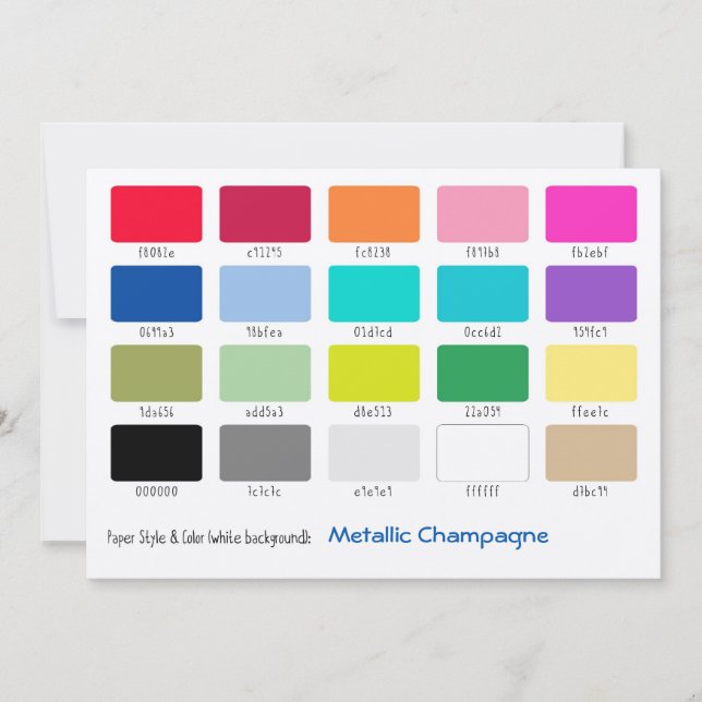 Amostra de Cor Champanhe Metálico (Frente)