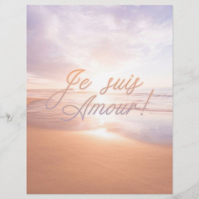 Amour sacrée Amour divin Poster Je suis amour! (Frente)