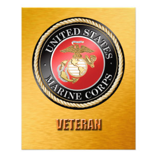 Ampliação da foto do veterano do USMC