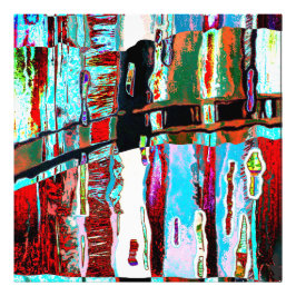 Ampliação de Foto – Abstrato de Colapso e Reflexão