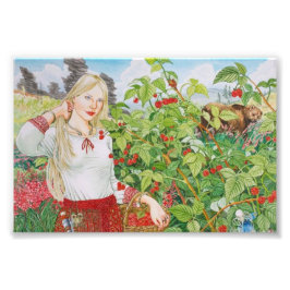 Ampliação de Foto da Framboesa