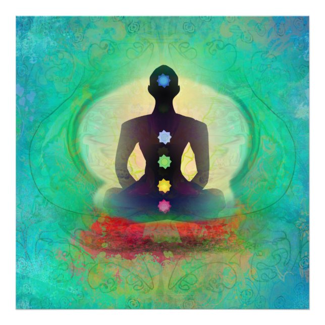 Ampliação de Foto de Meditação Yoga (Frente)