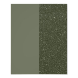 Ampliação de Foto Ruído Verde Musgo Dividido à Dir