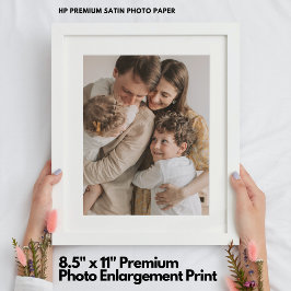 Ampliação de Foto Satinada Pro-Grade 22cm x 28cm
