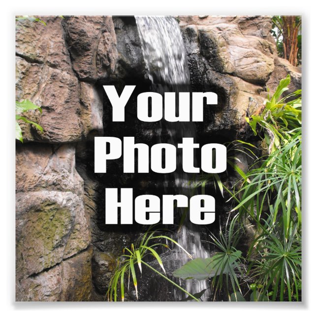 Ampliação de Impressão de Foto em Quadrado (Frente)