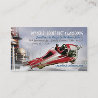 Ampliando Cartões de visitas do foguete