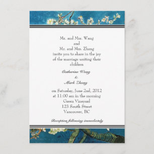 Ampliante convite para o casamento da Árvore de Am