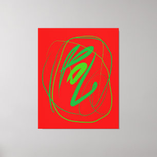 Amplo gesto Impressão Estreita de Telas