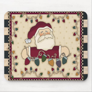 Ampolas Mousepad de Natal de Santa
