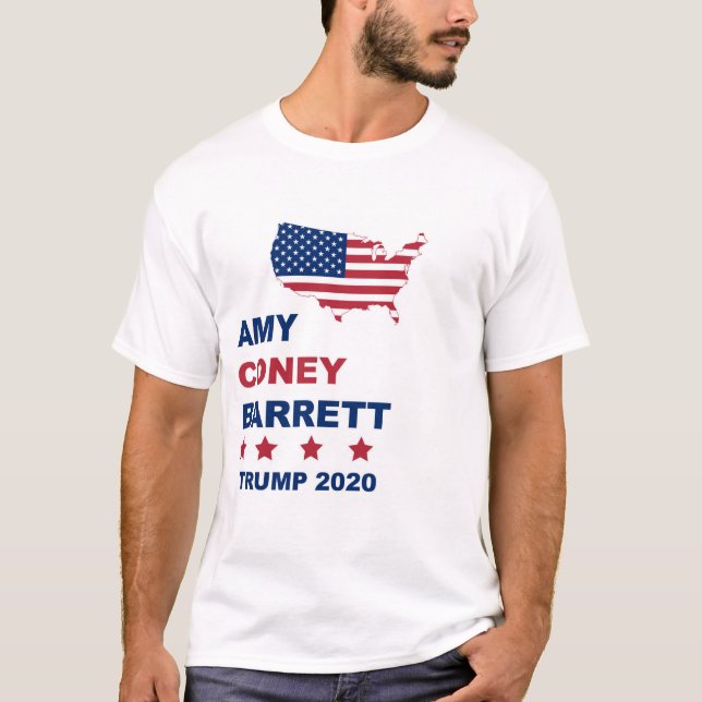 AMY CONEY BARRETT & TRUMP 2020 T-SHIRT (Frente)