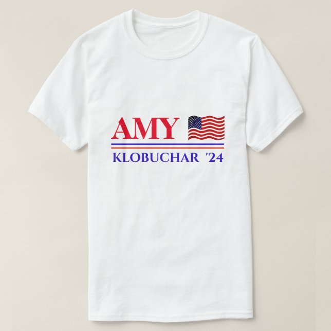 Amy Klobuchar para Presidente T-Shirt (Frente do Design)