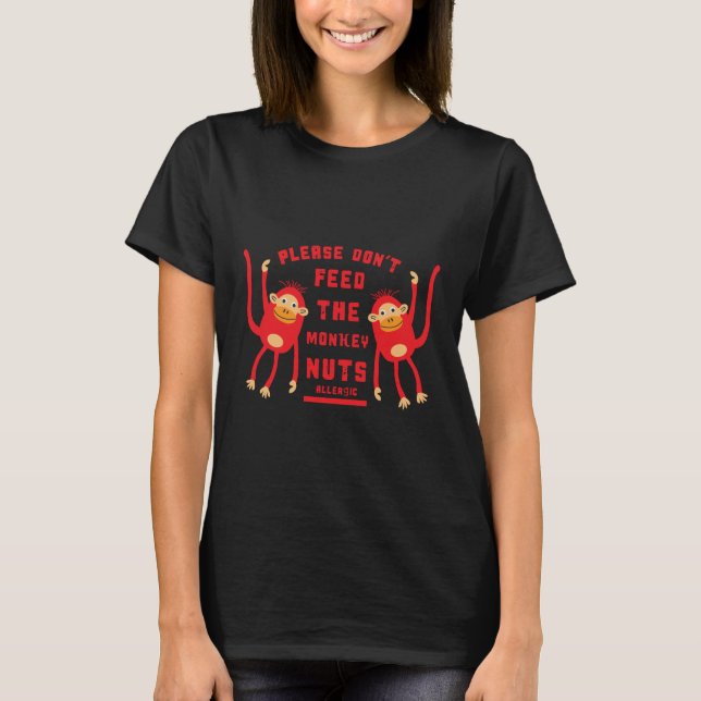 Anafilaxia Alergias à Nut Camisa (Frente)
