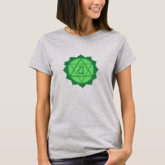 Anahata Chakra Damas Burnout T-Shirt