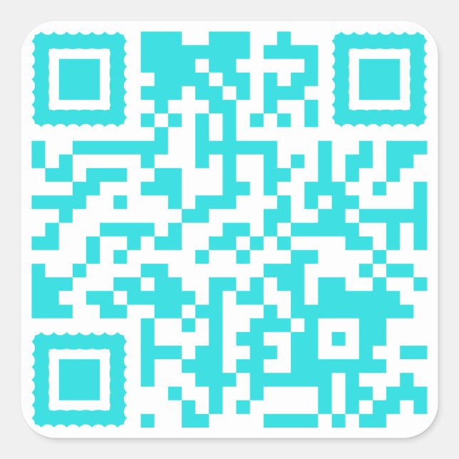 Analisar e Detectar: Autocolante de código QR (Frente)