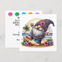 Anão de Jardim da Praia Preciosa - Convite Temátic