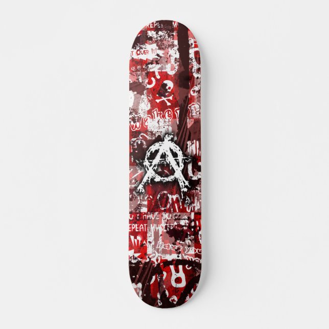 Anarchy Grunge Skateboard (Frente)