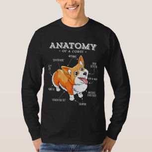 Anatomia De Corgi Corgis Cachorro Camisetas