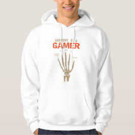 Anatomia de uma camiseta de teclado com esqueleto