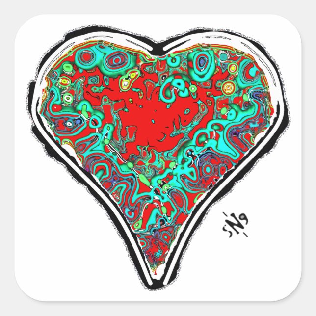 Anatomia secreta de um autocolante vermelho v2.2 (Frente)