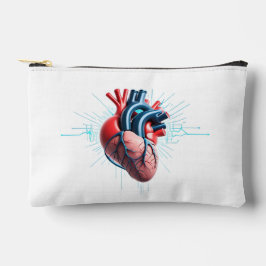 Anatomical Heart with EKG – Medical Art Design