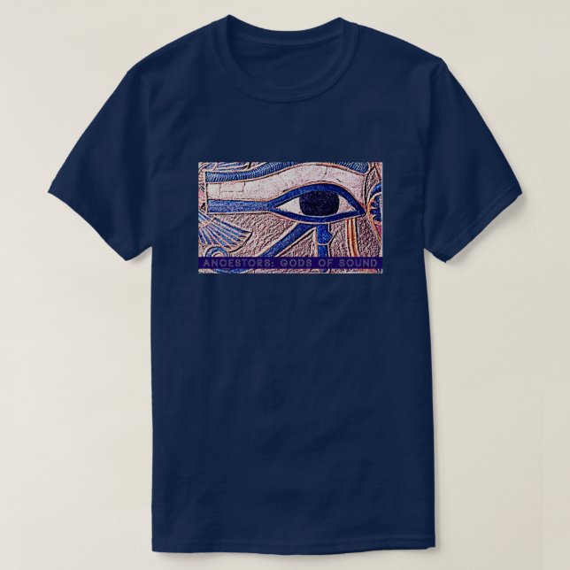 ANCESTORES: Deuses do Som - Olhos da Camisa Horus (Frente do Design)