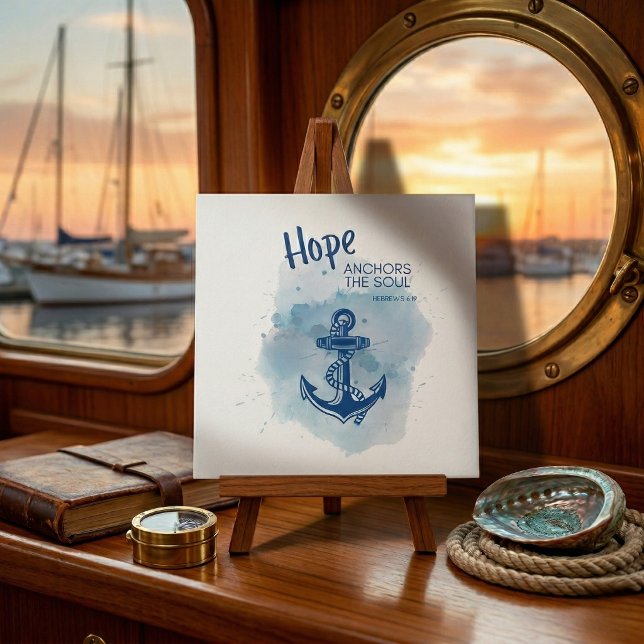 Anchor Of Hope Scripture Card (Faith for the high seas.)