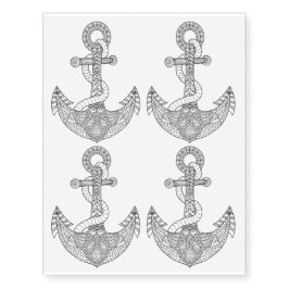 Anchor Tatuagem - Oceano de Ilustração de Arte Náu