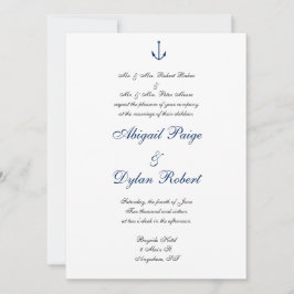 "Anchors Away" Convites De Casamento