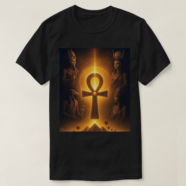 Ancient Egyptian Pharaoh T-Shirt | KaliraArts (Frente do Design)