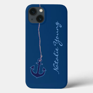 âncora azul marinho personalizada