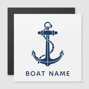 Âncora de Barco e Nome Costume Náutico