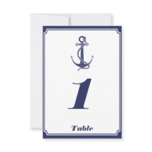 Âncora Náutica no Convite de Casamento da Marinha