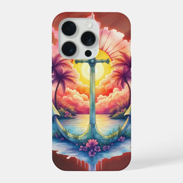 Âncora solar num paraíso tropical.  (Verso)