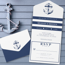 Ancorado no Casamento de Âncora Branca e Azul