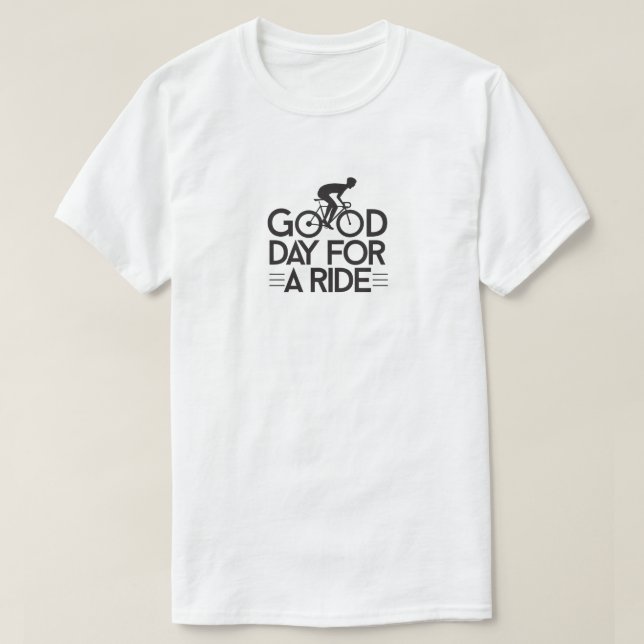 Andando de bicicleta Ciclo T-Shirt (Frente do Design)