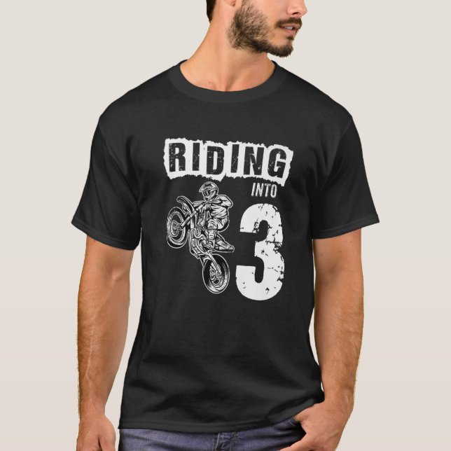 Andando Em Uma Bicicleta De Camisa aniversário de  (Frente)