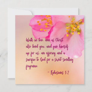 Andar Apaixonado Por Inspiração Floral Cristã