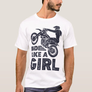 Andar Como Um Enduro Motocross De Camisa