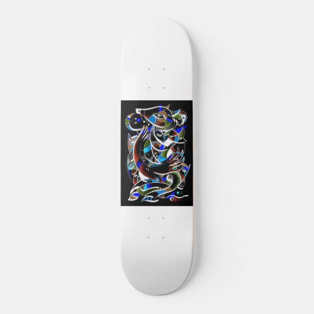 Andar de skate neon dog (Frente)