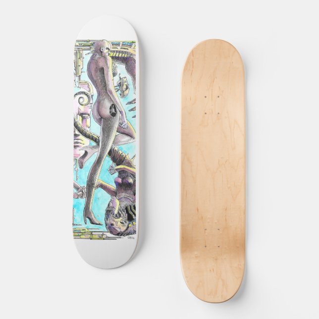 andar de skate no jardim da alienígena (Frente)