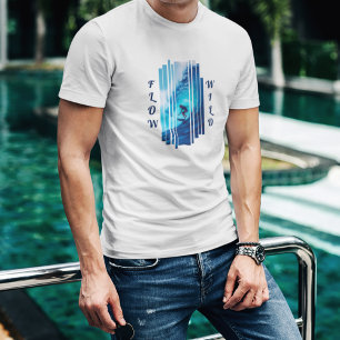Andar pelas ondas selvagens   Legal T-Shirt Branca