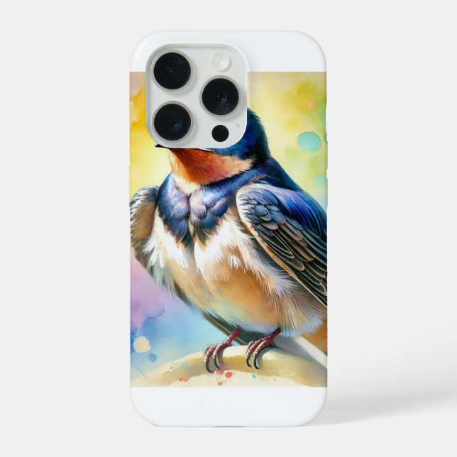 Andean swallow 210724AREF111 - Watercolor (Verso)
