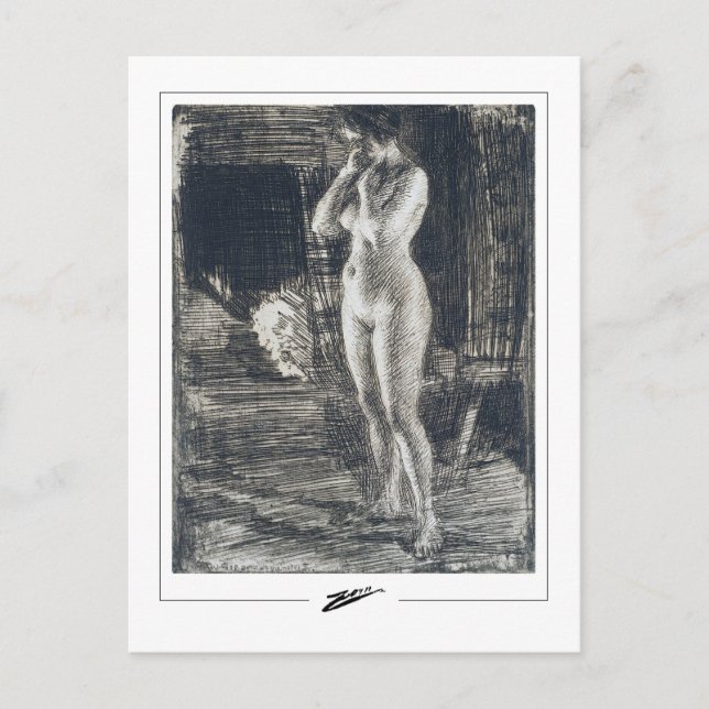 Anders Zorn #241 - Cartão postal de arte fina (Frente)