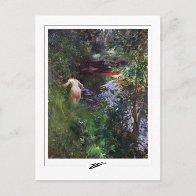 Anders Zorn #3 - Cartão postal de arte fina (Frente)