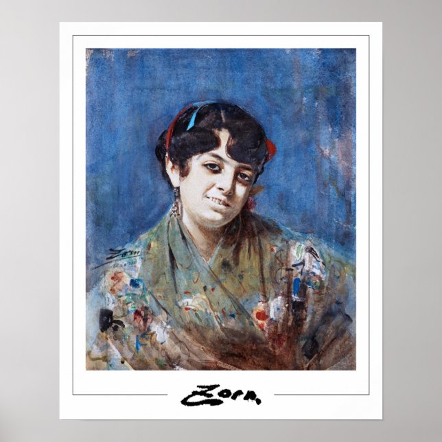 Anders Zorn Zedign Art Poster nº 156 (Frente)