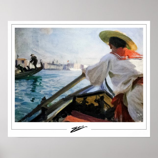 Anders Zorn Zedign Art Poster nº 319 (Frente)
